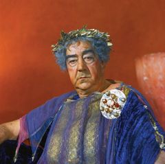 Mario Romagnoli interpreta Trimalcione