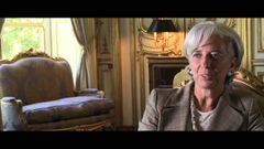 Christine Lagarde interpreta Self - Finance Minister, France