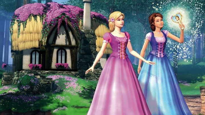 Una scena tratta dal film Barbie e il castello di diamanti