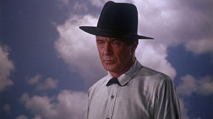 Una scena tratta dal film L'albero degli impiccati