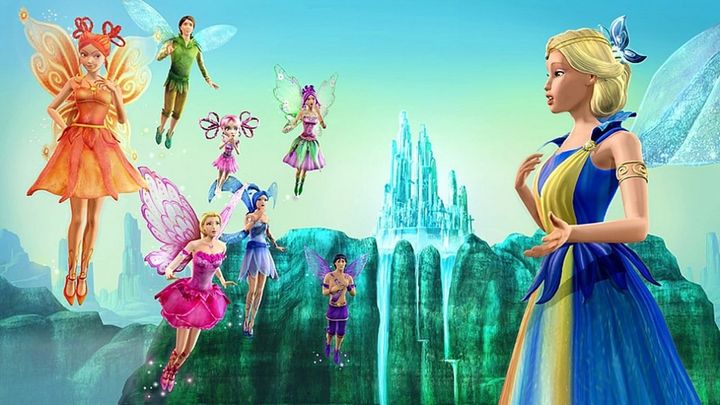 Una scena tratta dal film Barbie Fairytopia - La magia dell'Arcobaleno