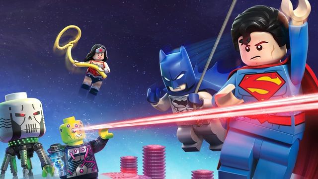 Una scena tratta dal film LEGO DC: Cosmic Clash