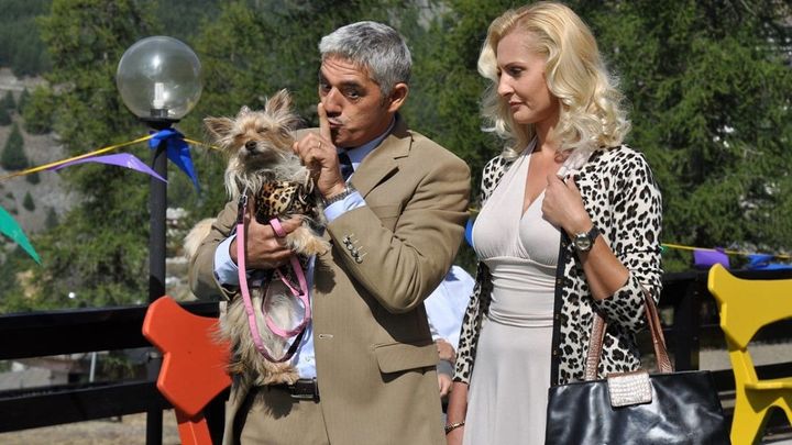 Una scena tratta dal film Natale a 4 zampe