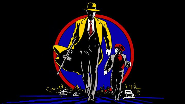 Una scena tratta dal film Dick Tracy