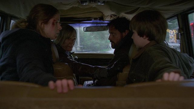 Una scena tratta dal film Snowmageddon