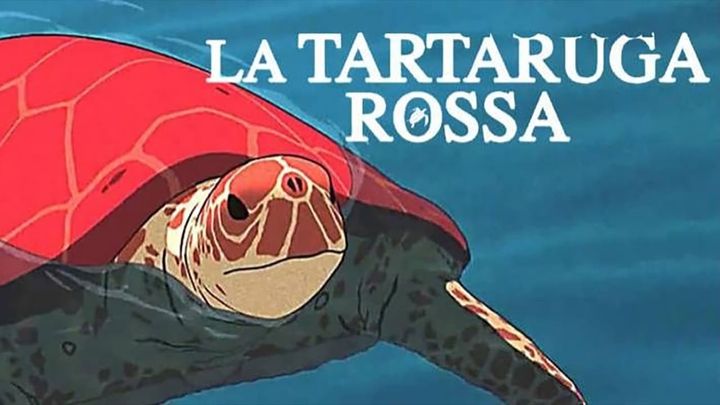 Una scena tratta dal film La tartaruga rossa