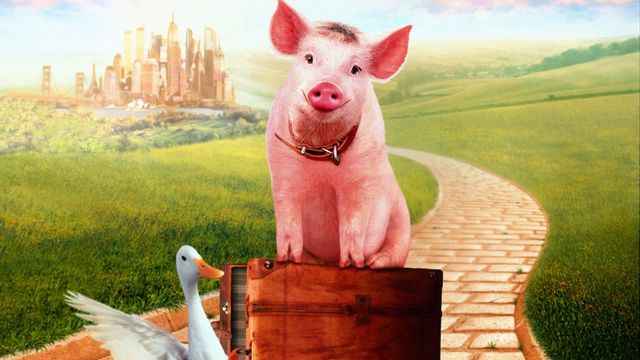 Una scena tratta dal film Babe va in città