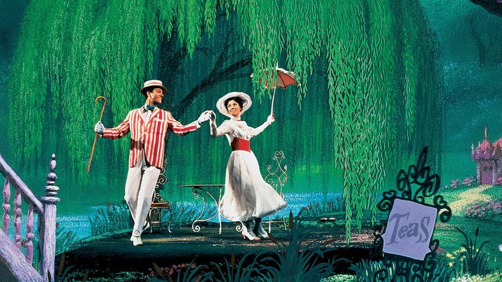 Una scena tratta dal film Mary Poppins