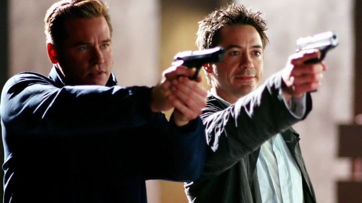 Una scena tratta dal film Kiss Kiss Bang Bang