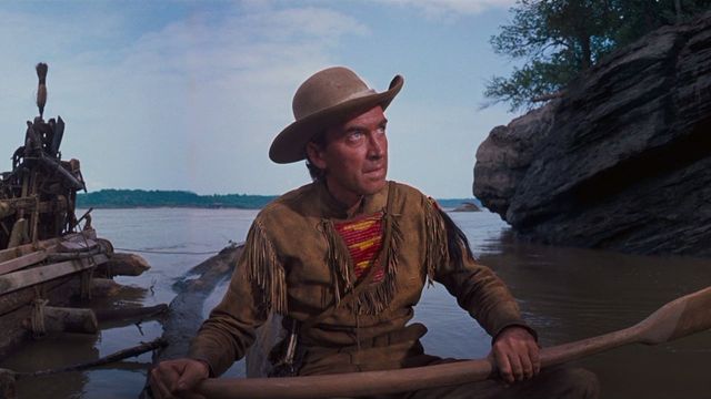Una scena tratta dal film La conquista del West