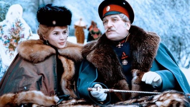 Una scena tratta dal film Il barbiere di Siberia