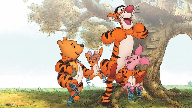 Una scena tratta dal film T come Tigro... e tutti gli amici di Winnie the Pooh