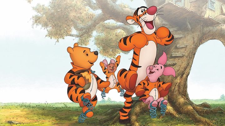 Una scena tratta dal film T come Tigro... e tutti gli amici di Winnie the Pooh