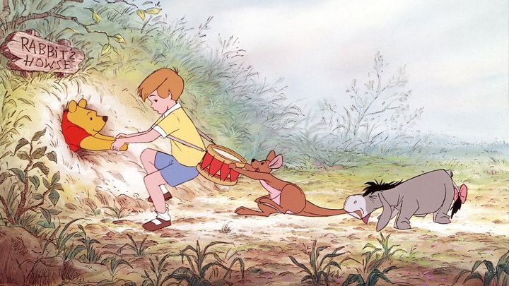 Una scena tratta dal film Le avventure di Winnie the Pooh