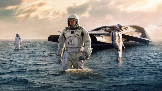 Una scena tratta dal film Interstellar