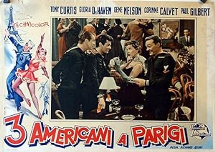 Una scena tratta dal film 3 americani a Parigi