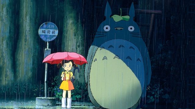 Una scena tratta dal film Il mio vicino Totoro