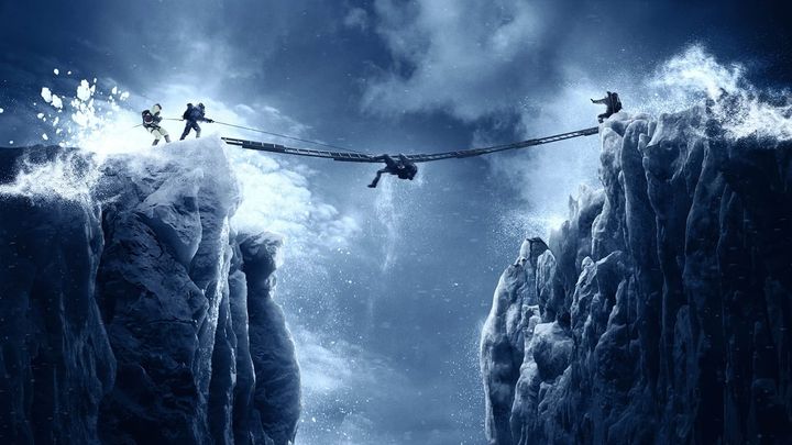 Una scena tratta dal film Everest