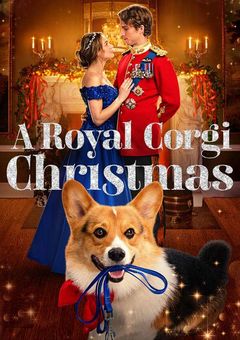 Un corgi sotto l'albero