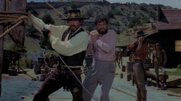 Una scena tratta dal film Barquero