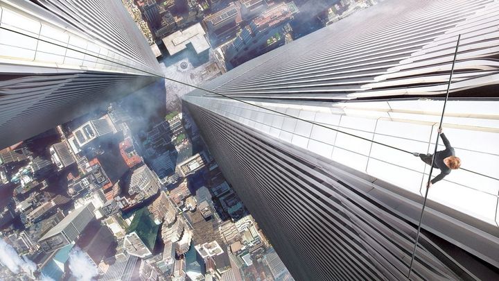 Una scena tratta dal film The Walk