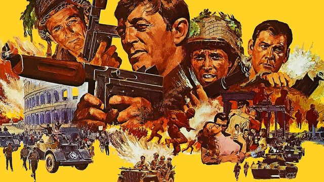 Una scena tratta dal film Lo sbarco di Anzio