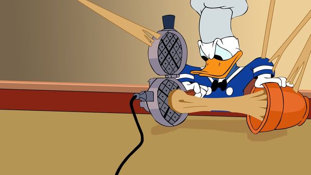 Una scena tratta dal film Disastri in cucina