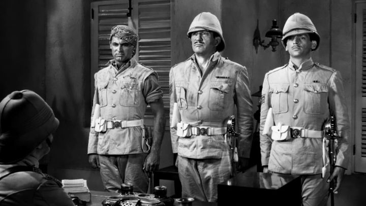 Una scena tratta dal film Gunga Din