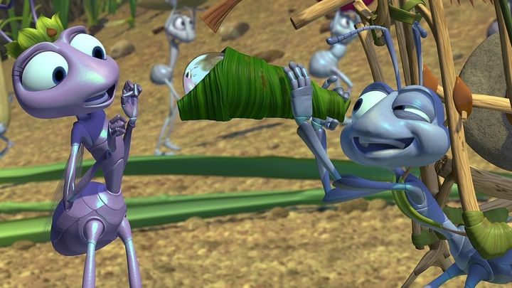 Una scena tratta dal film A Bug's Life - Megaminimondo