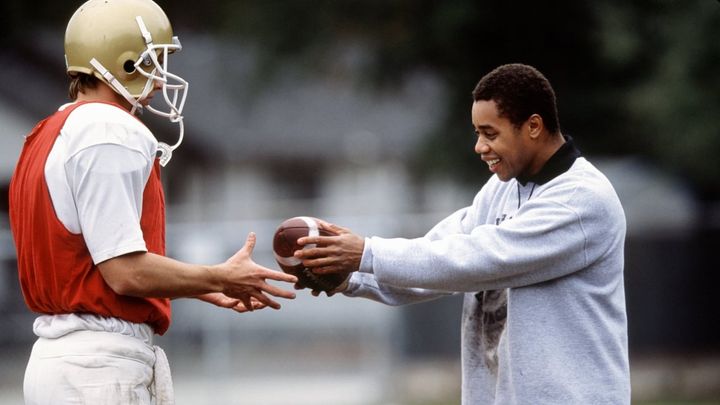 Una scena tratta dal film Mi chiamano Radio