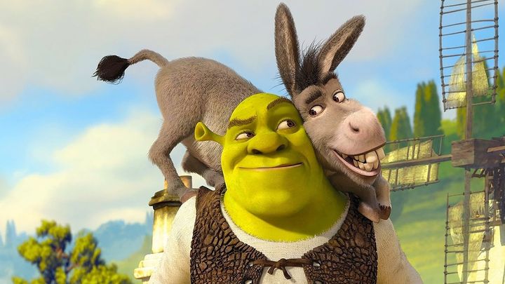 Una scena tratta dal film Shrek