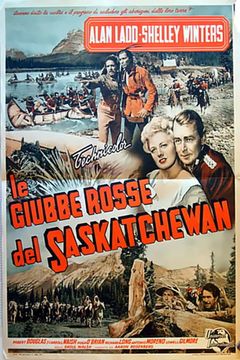 Locandina Le giubbe rosse del Saskatchewan