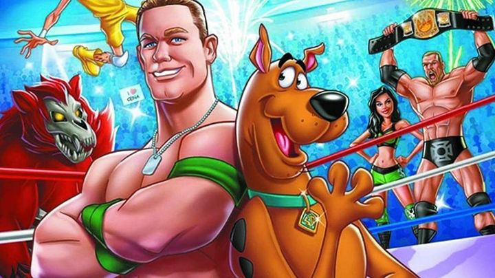 Una scena tratta dal film Scooby-Doo! e il mistero del Wrestling