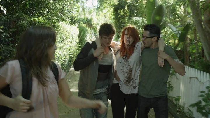 Una scena tratta dal film L.A. Zombie - L'ultima apocalisse