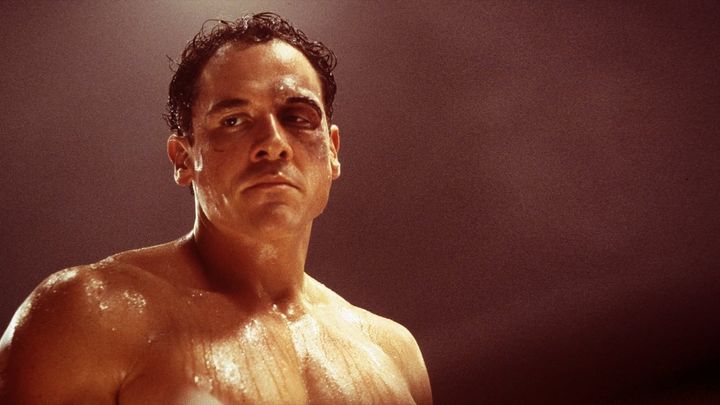 Una scena tratta dal film Rocky Marciano