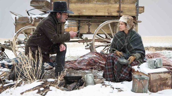 Una scena tratta dal film The Homesman