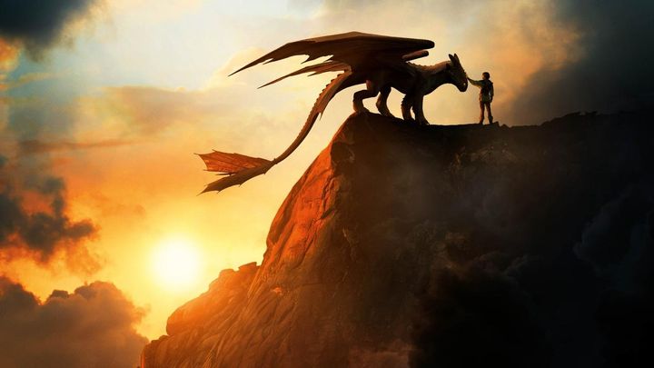 Una scena tratta dal film Dragon Trainer
