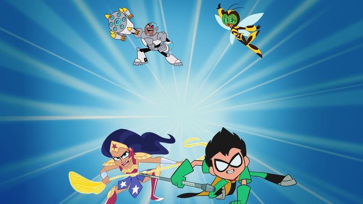Una scena tratta dal film Teen Titans Go! & DC Super Hero Girls: Confusione nel Multiverso