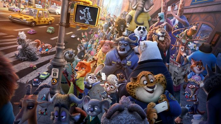 Una scena tratta dal film Zootropolis