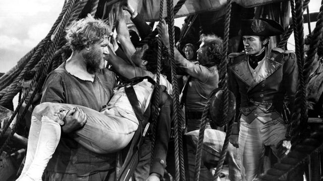 Una scena tratta dal film Le avventure del capitano Hornblower