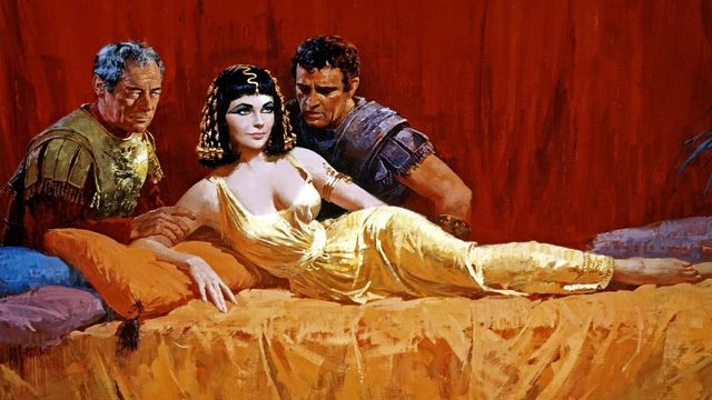 Una scena tratta dal film Cleopatra