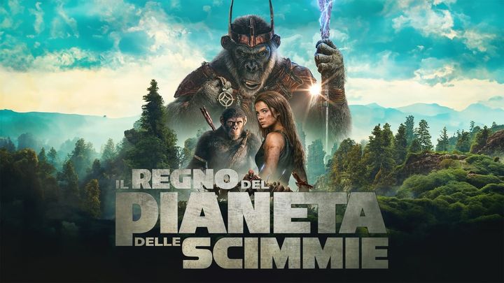 Una scena tratta dal film Il regno del pianeta delle scimmie