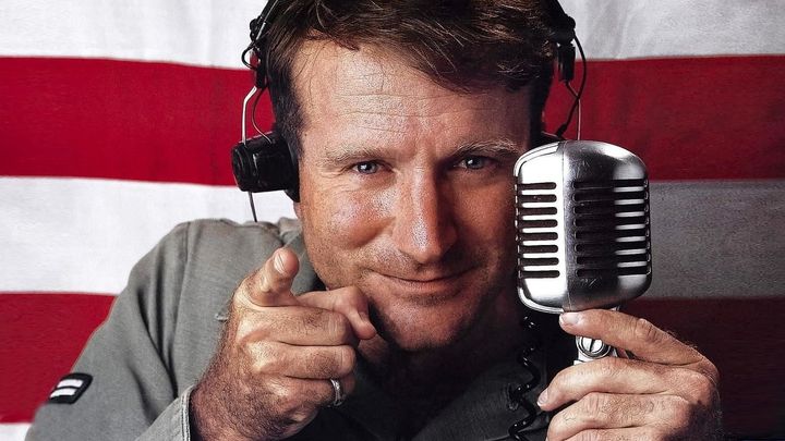 Una scena tratta dal film Good Morning, Vietnam