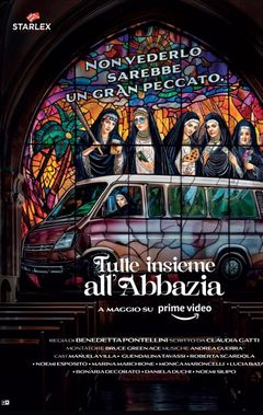 Tutte insieme all'abbazia