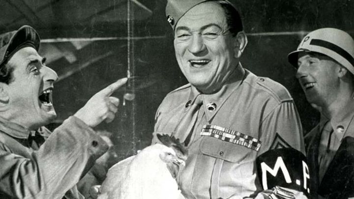 Una scena tratta dal film Gli italiani sono matti