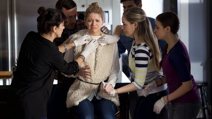Una scena tratta dal film Kiss and Cry