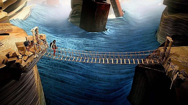 Una scena tratta dal film Labyrinthus