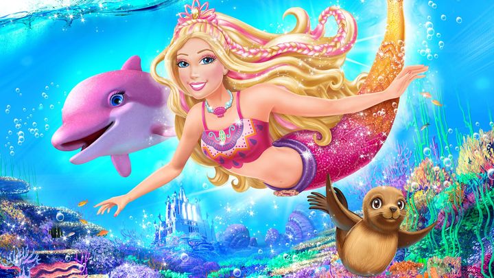 Una scena tratta dal film Barbie e l'avventura nell'oceano 2