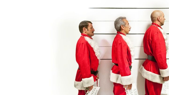 Una scena tratta dal film La banda dei Babbi Natale