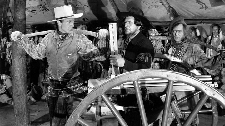 Una scena tratta dal film Giubbe rosse